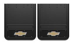 Gatorback - Gatorback 21"x24" Rear Dually Black Mud Flaps Bowtie Logo GB2124BT-GFULL - Image 1