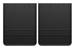 Gatorback - Gatorback 19"x24" Rear Dually Black Mud Flaps No Plate GB1924BK - Image 1