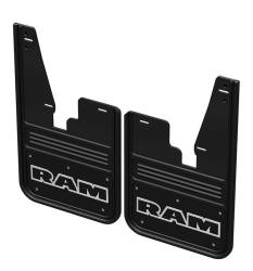 Gatorback 12" Black Front Mud Flaps for Ram Pickups GCR32F-RTW