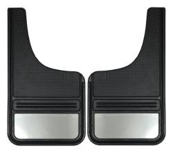 Gatorback - Gatorback Razorback Front/Rear 12"x22" Black Mud Flaps No Plate RB1222CUTSS - Image 1