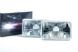 Morimoto LFRB140 Holley RetroBright LED Headlights Modern White 4x6 Each