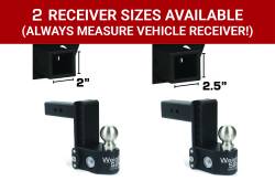 Weigh Safe - Weigh Safe SWS6-2.5-KA 2.5" Steel Class V 6" Drop Hitch Receiver 22K - Image 6
