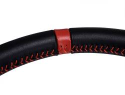 PRP - PRP G113 13" Deep Dish Leather Steering Wheel Red PRP Seats - Image 2