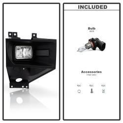 Spyder Auto - Spyder Auto 9051111 Fog Lights Right/PS Clear for 17-19 Ford F250/F350 - Image 2