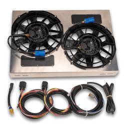 Derale - Derale 67942-185 Powerpack Brushless Dual 12" Fan/Aluminum Shroud PWM Controller - Image 1