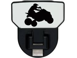 Carr - CARR 183162 HD Universal Hitch Step for 2" Receiver Black Quad Single - Image 1