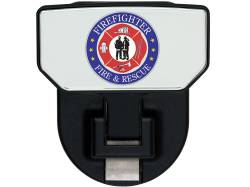 Carr - CARR 183212 HD Universal Hitch Step for 2" Receiver Black Fire & Rescue Single - Image 1
