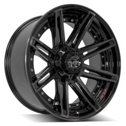 4PLAY Wheels 4P08 22x10 6x5.5/135 -18mm Black/Brushed 4P08-22100-6D55-18BBT