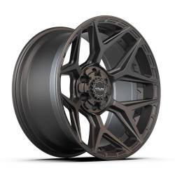 4PLAY - 4PLAY Wheels 4P06-20100-6D55-18B1 4P06 20x10 6x5.5/135 -18mm Matte Black - Image 1