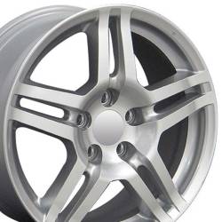 OE Wheels LLC - OE Wheels AC04 17x8 5x4.5 45mm Silver AC04-17080-5450-45S - Image 3