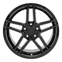 OE Wheels LLC - OE Wheels CV07A 18x9.5 5x4.75 56mm Black CV07A-18095-5475-56B - Image 2