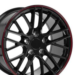 OE Wheels CV08A 17x9.5 5x4.75 54mm Black CV08A-17095-5475-54BR