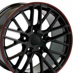 OE Wheels LLC - OE Wheels CV08A 18x10.5 5x4.75 56mm Black CV08A-18105-5475-56BR - Image 3