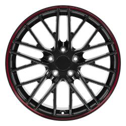 OE Wheels LLC - OE Wheels CV08B 19x10 5x4.75 79mm Black CV08B-19100-5475-79BR - Image 2