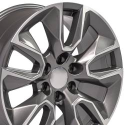 OE Wheels CV32 20x9 6x5.5 28mm Gunmetal/Machined CV32-20090-6550-28MG