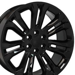 OE Wheels CV43B 22x9 6x5.5 24mm Gloss Black CV43B-22090-6550-24B