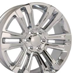 OE Wheels LLC - OE Wheels CV44-22090-6550-24C CV44 22x9 6x5.5 24mm Chrome - Image 3