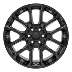 OE Wheels LLC - OE Wheels CV67 22x9 6x5.5 28mm Gloss Black CV67-22090-6550-28B - Image 2