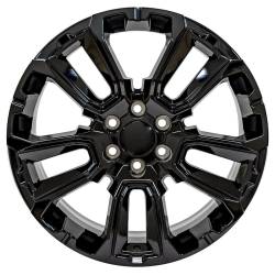 OE Wheels LLC - OE Wheels CV68 22x9 6x5.5 28mm Gloss Black CV68-22090-6550-28B - Image 2