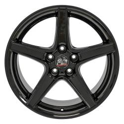 OE Wheels LLC - OE Wheels FR06B 18x10 5x4.5 22mm Black FR06B-18100-5450-22B - Image 2