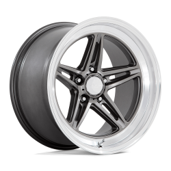 American Racing Vintage - American Racing VN514 GROOVE 18x8 5x4.75 0mm Anthracite/Milled VN514AD18803400 - Image 1