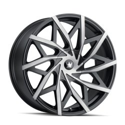 Mazzi Wheels 372 BIG EASY 22x9.5 5x5.0/5.5 18mm Matte Black 372-22952TM
