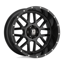 XD - XD Wheels XD820 GRENADE 20x9 5x5.5 18mm Gloss Black XD82029055318 - Image 1
