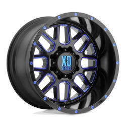 XD - XD Wheels XD820 GRENADE 20x9 8x180 18mm Satin Black/Milled XD82029088918BC - Image 1