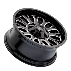 Ion Alloy - Ion Alloys 152 20x9 5x5.0/5.5 0mm Black Gloss & Machined 152-2952M - Image 1