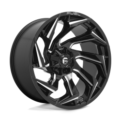 Fuel 1PC - Fuel Off Road D753 REACTION 24x12 6x135/5.5 -44mm Black/Milled D75324209847 - Image 1