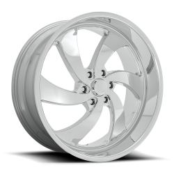 US Mag 1PC - US Mag Wheels U132 DESPERADO 24x10 6x5.5 25mm Chrome U132240077+25L - Image 1