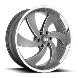 US Mag 1PC - US Mag Wheels U133 DESPERADO 24x9 6x5.5 25mm Anthracite/Milled U133249077+25L - Image 1