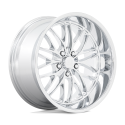 US Mag 1PC - US Mag Wheels U140 SANTA CRUZ 20x8.5 5x5.0 6mm Chrome U14020857350 - Image 1