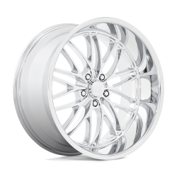 US Mag 1PC - US Mag Wheels U140 SANTA CRUZ 22x10.5 5x5.0 0mm Chrome U14022057357 - Image 1