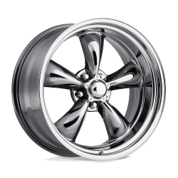 American Racing Vintage - American Racing VN815 TORQ THRUST II 1 PC 15x8 5x4.75 0mm PVD Chrome VN8155863 - Image 1