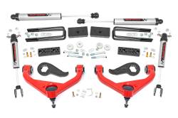 Rough Country Suspension Systems - Rough Country 97770RED 3" V2 Lift Kit w/UCA's for 20-26 Silverado/Sierra 2500HD - Image 1