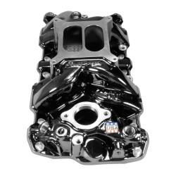 Edelbrock - Edelbrock 7101-bp Performer RPM SBC Intake Manifold Black Plasma - Image 1