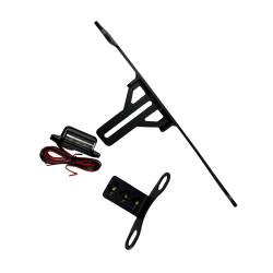 Smittybilt - Smittybilt 7734 Black License Plate Relocation Bracket for 18+ Jeep Wrangler JL - Image 2