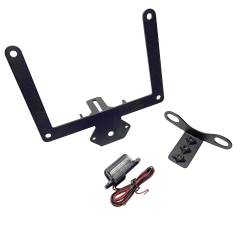 Smittybilt - Smittybilt 7734 Black License Plate Relocation Bracket for 18+ Jeep Wrangler JL - Image 3