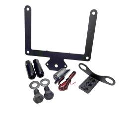 Smittybilt - Smittybilt 7734 Black License Plate Relocation Bracket for 18+ Jeep Wrangler JL - Image 4