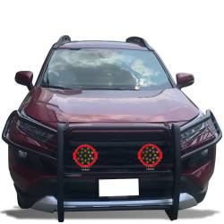 Black Horse Off Road - Black Horse 17A093904MA-PLR Black Grille Guard w/LED for 19-24 Toyota RAV4 - Image 2
