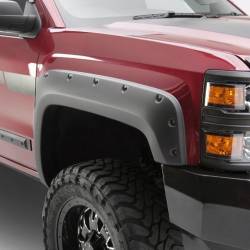 Black Horse Off Road - Black Horse FF-CHSIL-SM-PKT-07 Fender Flares Black 07-13 Chevy Silverado 1500 - Image 1