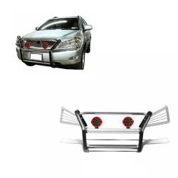 Black Horse Off Road - Black Horse 17G80330MSS-PLR SS Grille Guard w/LED for RX330/RX350 - Image 1