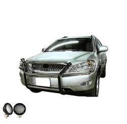 Black Horse Off Road - Black Horse 17G80330MSS-PLFB SS Grille Guard w/LED for RX330/RX350 - Image 2