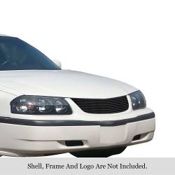 APS - APS Stainless Billet Grille Black 00-05 Chevrolet Impala GR03FEG41J - Image 1