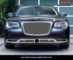 APS - APS Wire Mesh Bumper Grille-Polish for 15-23 Chrysler 300C/300S GR18GFC80S - Image 5