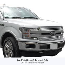 APS - APS Stainless Billet Grille-Polish 18-20 F150 King Ranch GR06FFD43S - Image 1