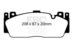 EBC Brakes - EBC Brakes DP32148C Redstuff Ceramic Low Dust Brake Pads - Image 1