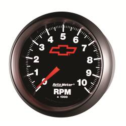 AutoMeter - AutoMeter 3697-00406 In-Dash Tachometer Gauge 3-3/8" 10K-RPM Black w/Red Bowtie - Image 3