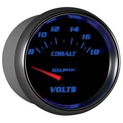 AutoMeter - AutoMeter 7991 Cobalt Volt Meter Gauge 2-5/8" 18v Short Sweep - Image 6